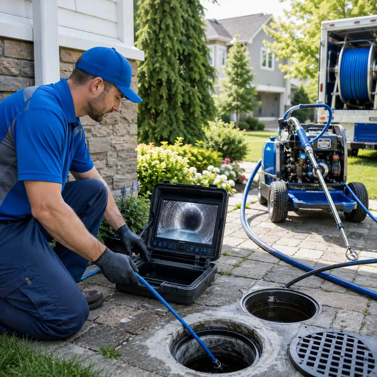 Outdoor drain cleaning professionals serving Austin, IN